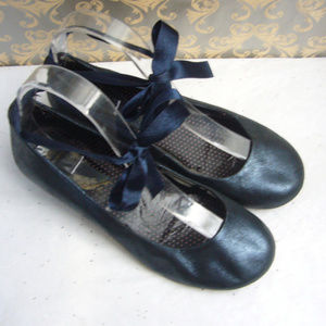 Fornarina Blue Metallic Kitten Heel -Size 37/6-6.5